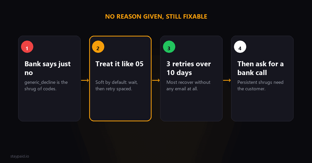 Diagram for generic decline code